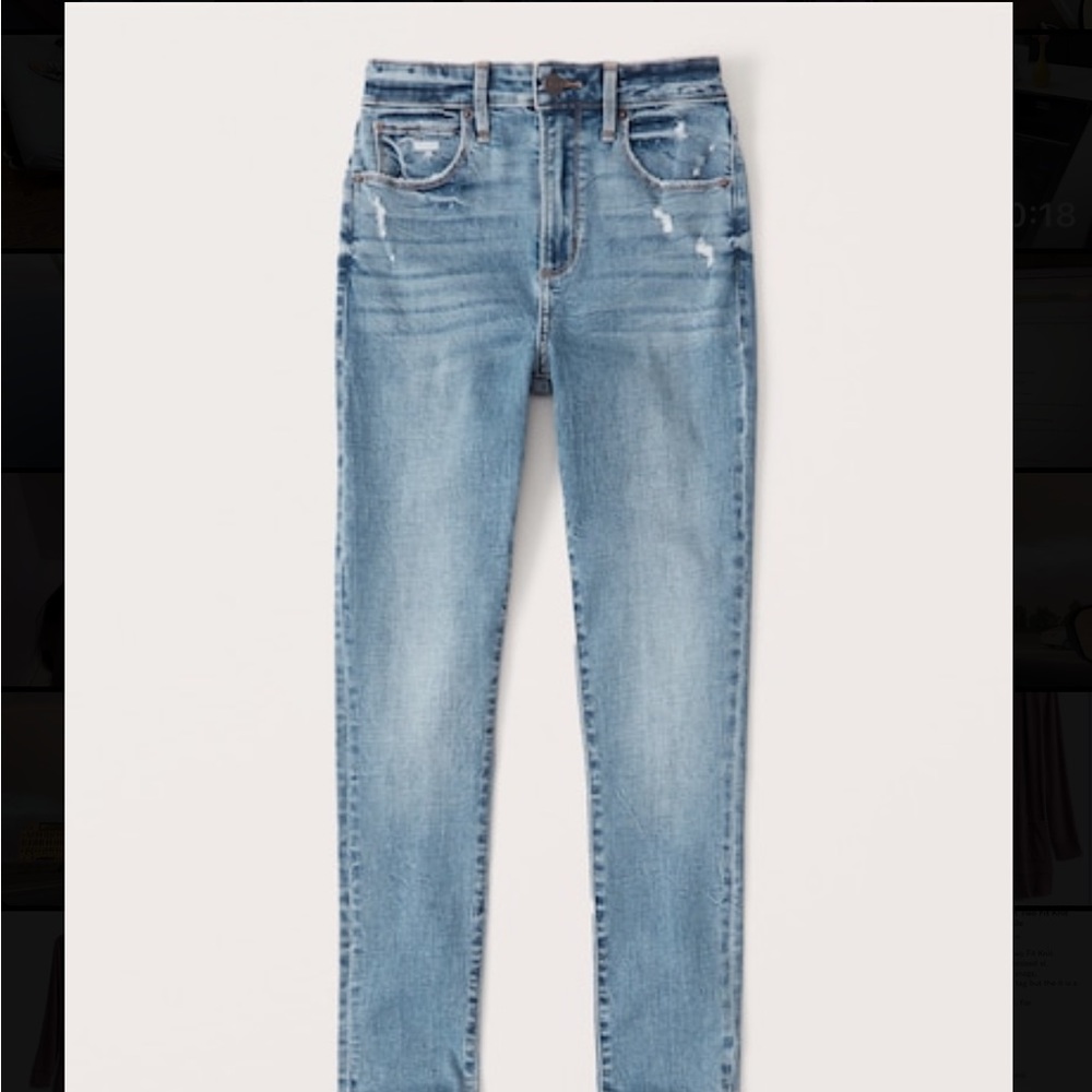 Abercrombie & Fitch Super Skinny Ankle High Rise
